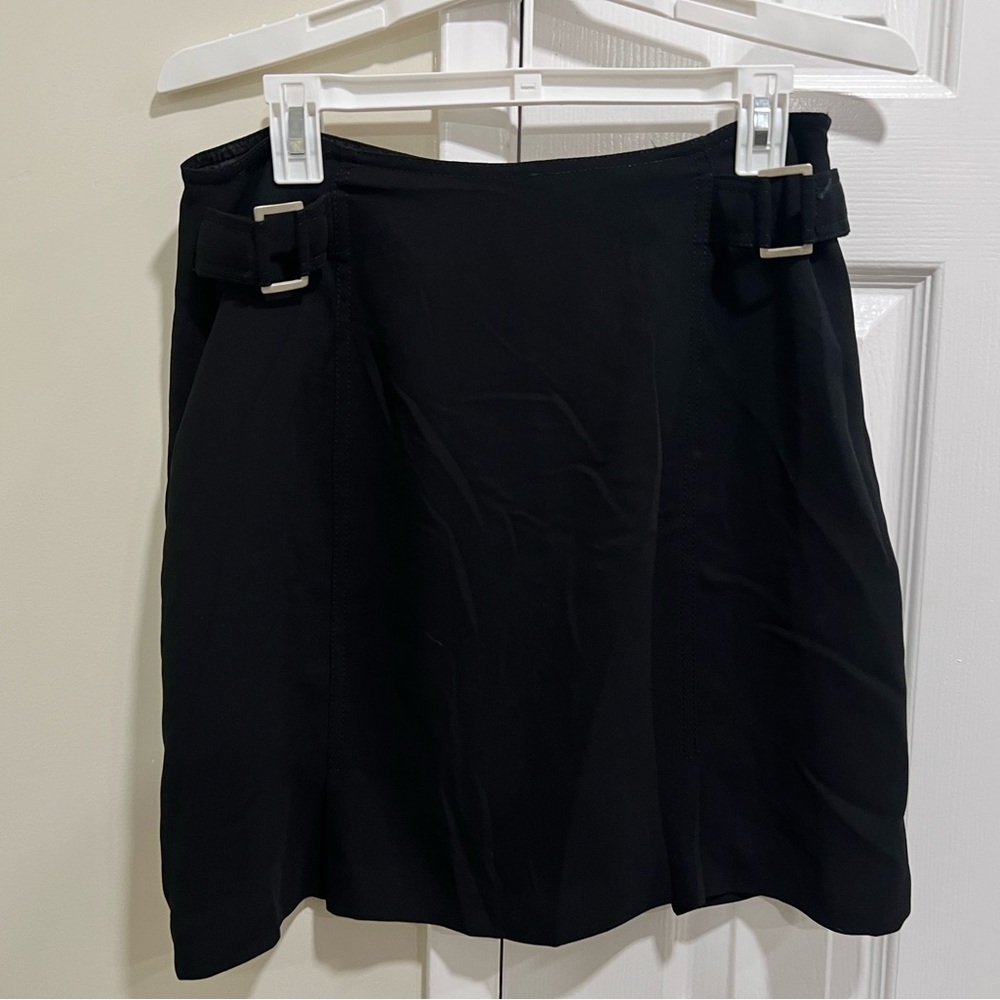 Vintage Women’s Little Black Skirt, Size 12 Grungy Rocker Y2K